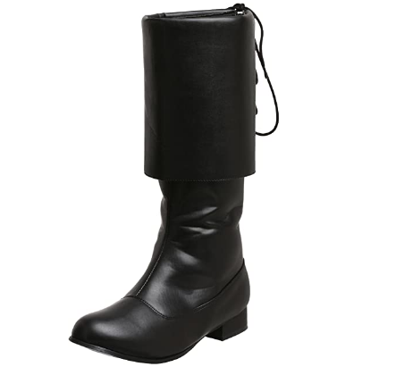 Black Pirate Boots