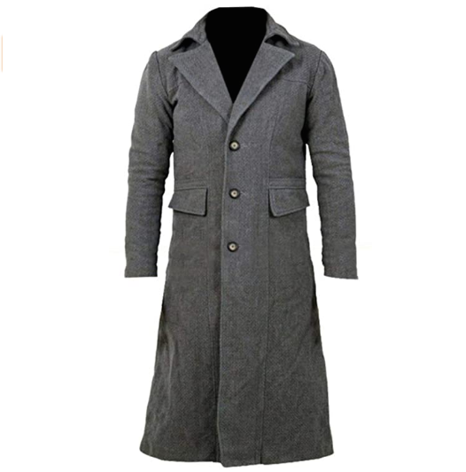 Bloodborne The Hunter Grey Costume Long Trench Coat