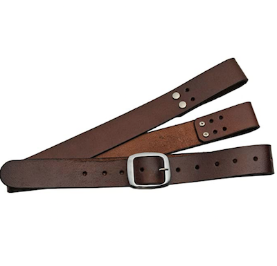 Brown Leather Shoulder:Waist Belt Holster for Medieval Cosplay