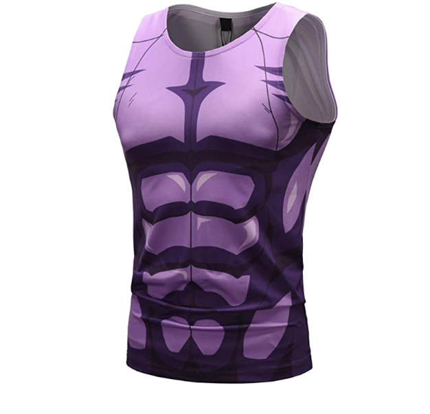 Gambit Costume Cosplay Pink Muscle Tank Top