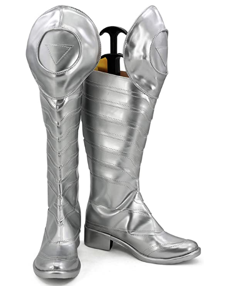 Gambit X-Men Boots Cosplay Silver