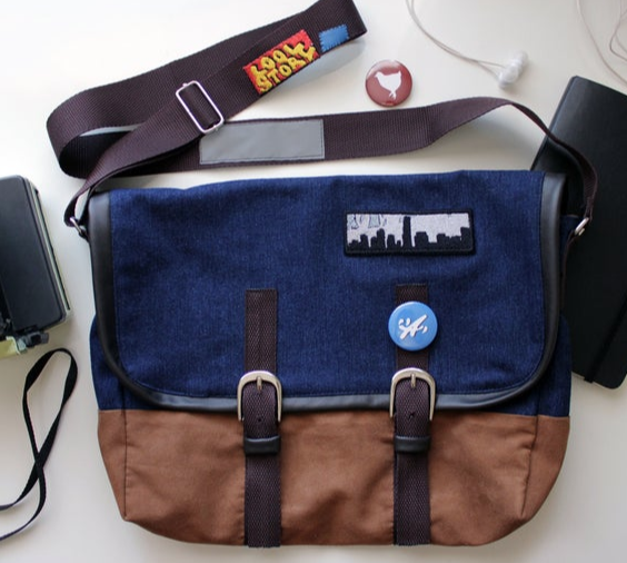 Max Caulfield inspired bag with badges and patches