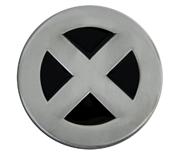 X-men Belt Buckle Red Black